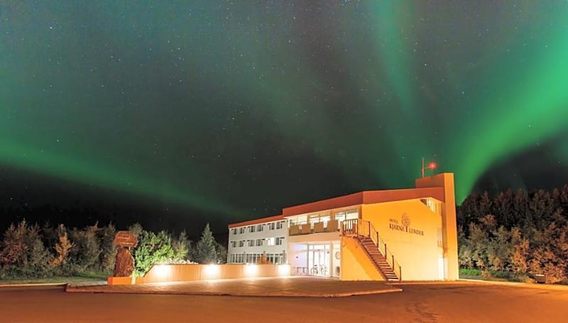 3⋆ HOTEL KJARNALUNDUR- AURORA DREAM - LODGES AND ROOMS ≡ Akureyri, Iceland  ≡ Lowest Booking Rates For Hotel Kjarnalundur- Aurora Dream - Lodges And  Rooms in Akureyri